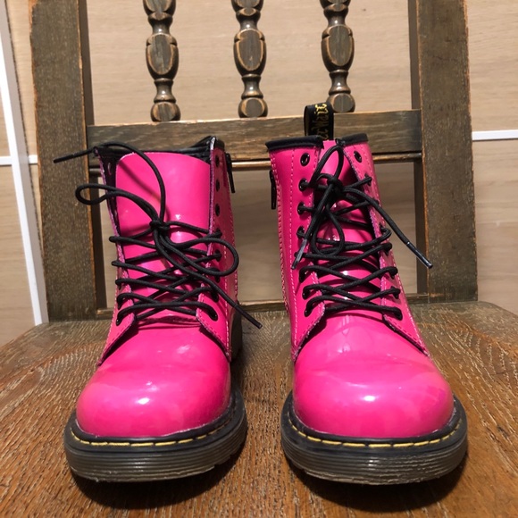 pink dr martens shoes